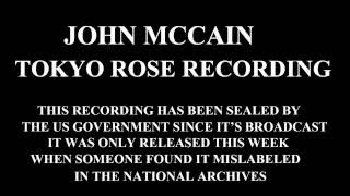 John McCain - 1969 Tokyo Rose Vietnam Confession