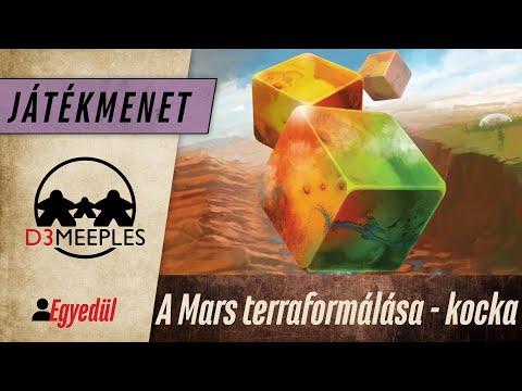 EGYSZEMÉLYES JÁTÉK: A MARS TERRAFORMÁLÁSA - KOCKAJÁTÉK - d3meeples