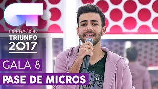 JE SUIS VENU TE DIRE QUE JE ME&#39;N VAIS - Agoney | Primer pase de micros para la Gala 8 | OT 2017