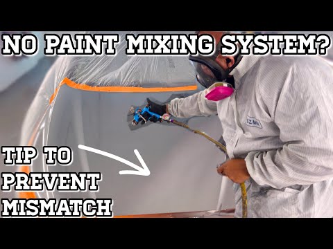 DIY secret for guys with NO MIXING SYSTEM! watch before purchasing paint