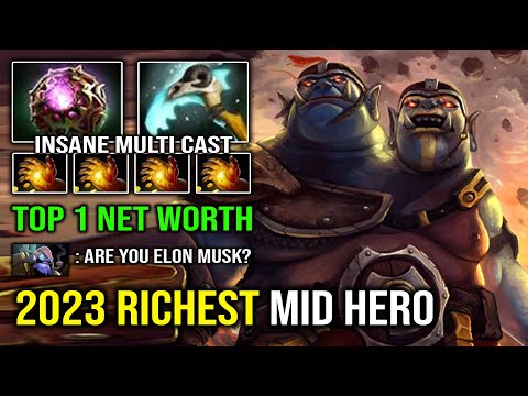 NEW 2023 MID OGRE GUIDE 7Min Midas Multi Cast Richest HERO Always Top 1 Net Worth Dota 2