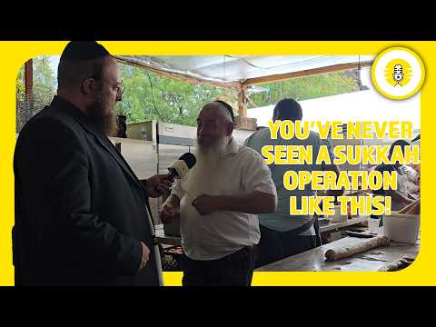 You’ve Never Seen a Sukkah Operation Like This! - The Perlowitz Show