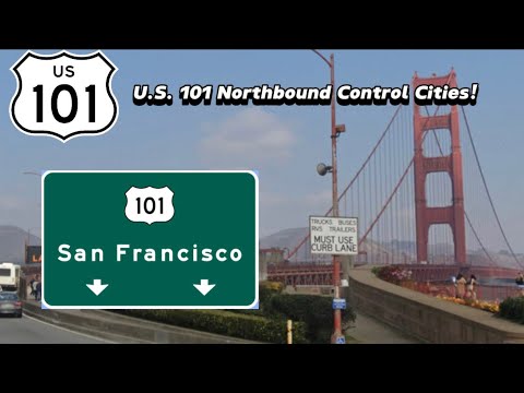 U.S. 101 Northbound Control Cities!