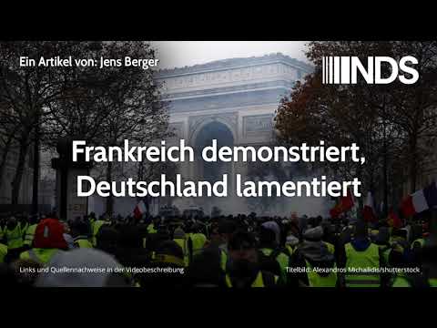 Frankreich demonstriert, Deutschland lamentiert | Jens Berger | NachDenkSeiten-Podcast