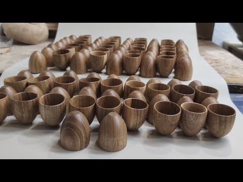 100 BRANDY , MOONSHINE WOODEN SHOT CUPS... Its better then glass😱🤠