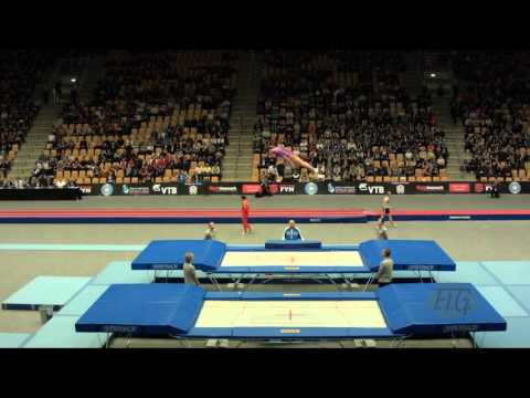 KORNETSKAYA Anna (RUS) - 2015 Trampoline Worlds - Qualification TR Routine 1