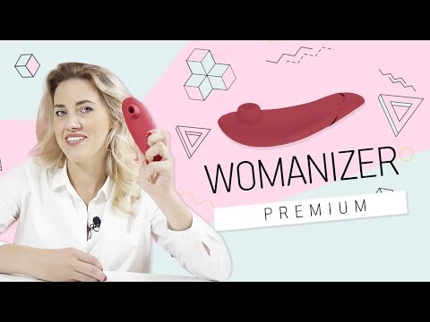Видео Бесконтактный клиторальный стимулятор белый Womanizer Premium