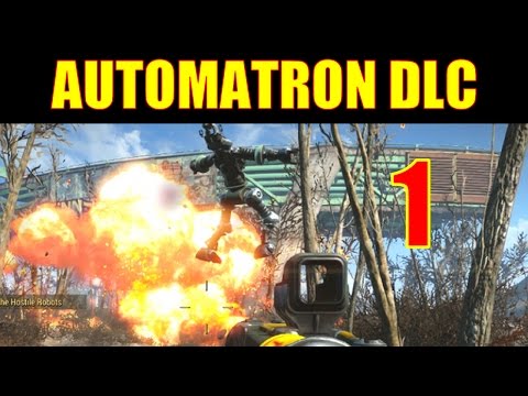 Fallout 4 Automatron DLC Walkthrough Part 1 - The Stormtrooper Custom Build + Mechanical Menace