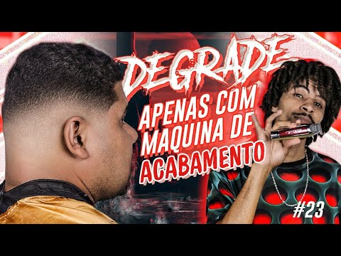 DESVENDANDO TÉCNICAS #23 DEGRADÊ APENAS COM MÁQUINA DE ACABAMENTO 😱