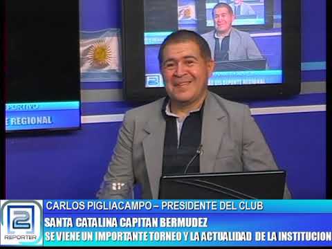 CARLOS PIGLIACAMPO. PRESIDENTE DEL CLUB "SANTA CATALINA" CAPITAN BERMUDEZ