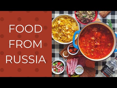S03E03: RUSSIA: Beef Stroganoff over Egg Noodles with Red Borscht & Russian Salad Experiment