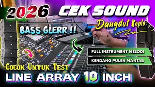 Download lagu CEK SOUND DANGDUT KOPLO BASS GLERR TERBARU 2026 | FULL INSTRUMENT MELODI KENDANG PULEN MANTAB mp3