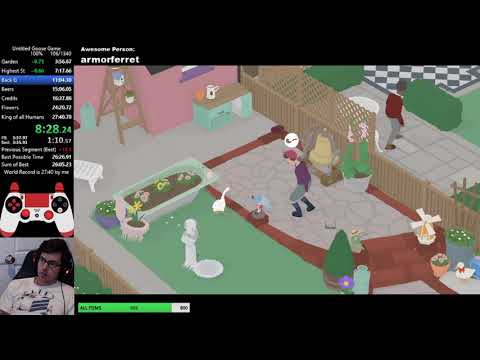 [Former WR] Untitled Goose Game - 100% - 27:00