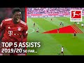 Top 5 Assists 2019/20 So Far - Brandt, Davies and More