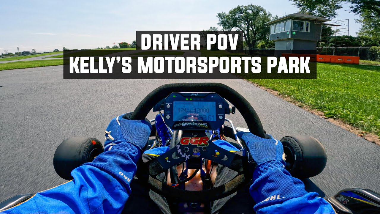 Karting Driver POV // Practice //  Kelly's Motorsports Park, Batavia NY