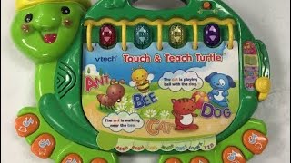 VTech Touch and Teach Turtle Alphabet Zoo Toy (Dem