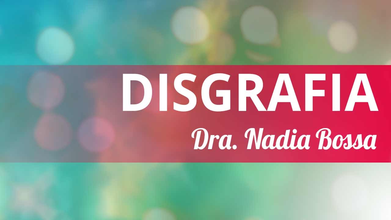 DISGRAFIA