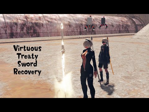 Virtuous Treaty & 2B's Body Recovery (Abandoned Factory) - NieR: Automata (PC)