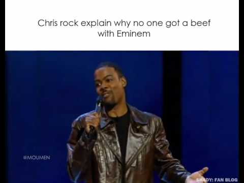 Chris rock explain why no one got beef with Eminem