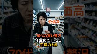 【物価高】贅沢を諦めていませんか？ 少ない年金でも「最高の満足」を味わうおすすめ3選
