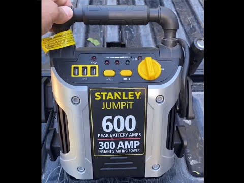 The StanleyJumpit (Portable Battery Jumpbox) getting used!