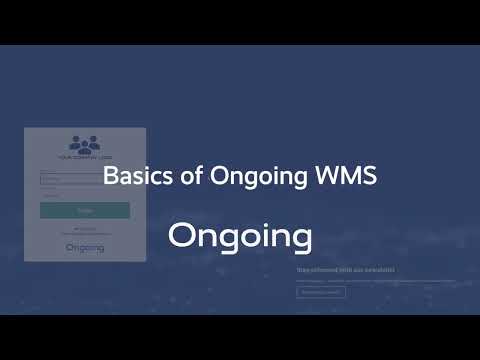 Basics of Ongoing WMS
