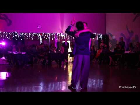  Mariana Dragone  and  Gaston Torelli  are  dancing  to  a  tango  at  Moscow Tango Holidays  in  2017