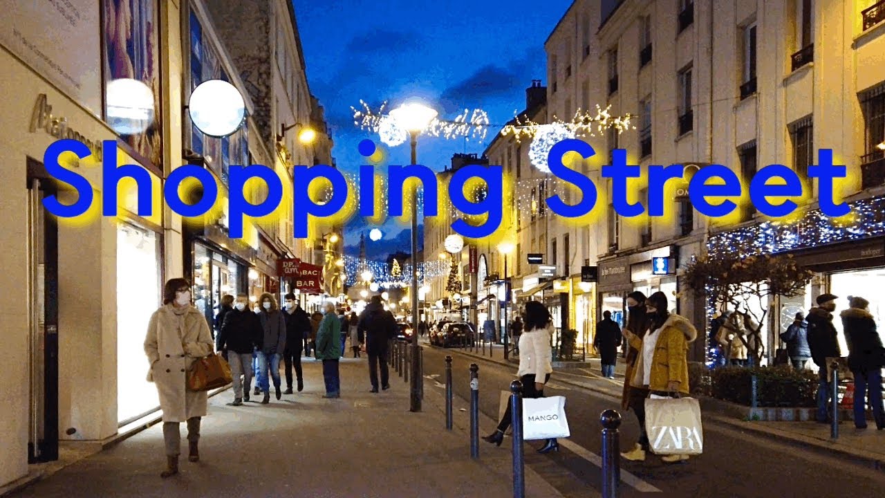 [4K] Walking tour in Paris Rue du commerce 75015 Shopping Street ???? January 2021?????