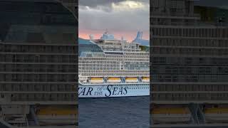 Sunrise in Cozumel with a Beautiful CRUISESHIP’S!… #cruiseship #cruise #travel #yt #ytshorts #fyp