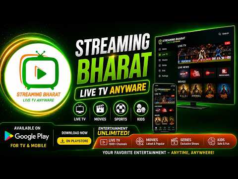Streaming Bharat: Live TV video thumbnail