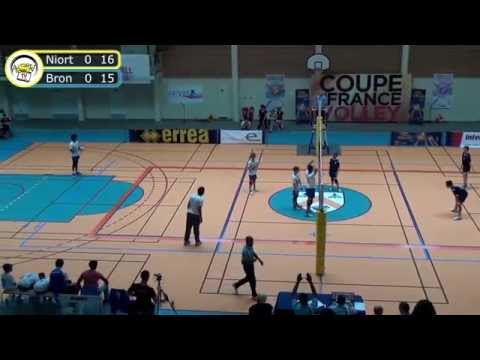 ASV TV - Volley - Coupe de France Benjamin M13 2015 - Petite Finale - Niort vs Bron - BMF035