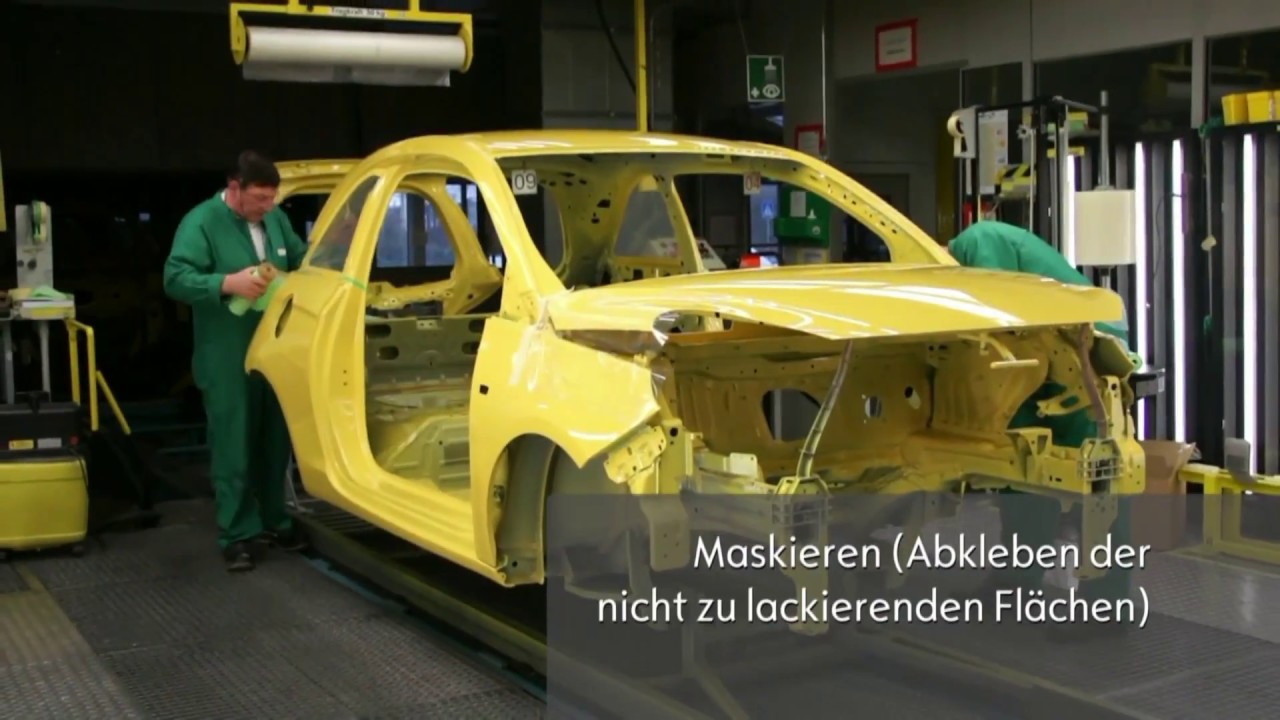 Как красят машины на заводе ВАЗ: видео и процесс