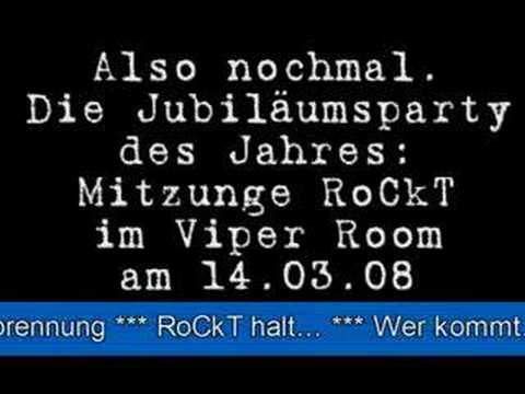 MITZUNGE RoCkT Verbung. Shlechter als der Flyer.