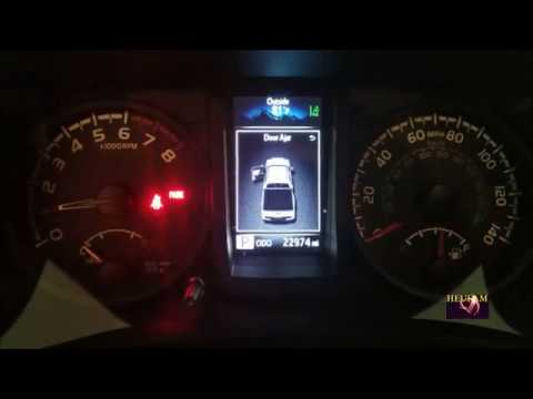 How-To : DIY - 2016-2020 Toyota Tacoma Maintainance Require Light Reset