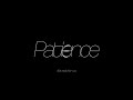 Majid Jordan - Patience (Official Lyric Video)