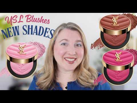 YSL BLUSHES | Stardust Love, Honeymoon, Fuchsia Fizz | Swatches, Demos, Comparisons