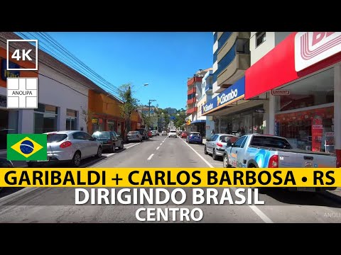 Garibaldi + Carlos Barbosa • RS  ???? ????????【4K】Dirigindo Brasil [POV driving]