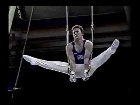 Kevin Davis (USA) - 1988 Olympics - All-Around - Rings