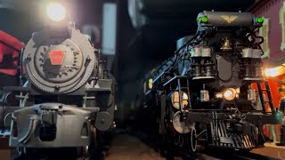 PRR K4 #5400 racing C&O F-19 #490