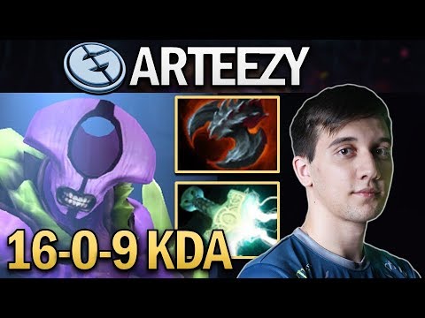 EG.ARTEEZY FACELESS VOID - 16 KILLS AND 0 DEATH - DOTA 2 GAMEPLAY