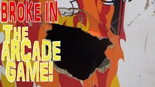 Cabinet and ARTWORK Restoration On This 1976 Arcade Machine Somebody Broke Into!  Atari's Sprint 2