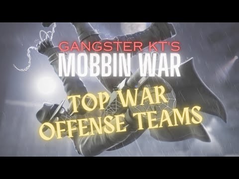 Mob War - Best War Offense Teams and Roster Planning - MarvelStrikeForce -  MSF - GangsterKT