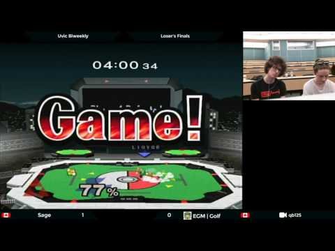 UVic Biweekly Feb. 1st ( Loser's Finals ) - Sage (Sheik) vs. EGM | Golf (Fox)