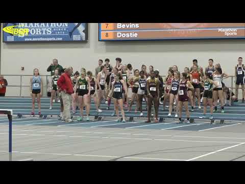 Girls 55m Hurdles Prelims 1   New England Champs