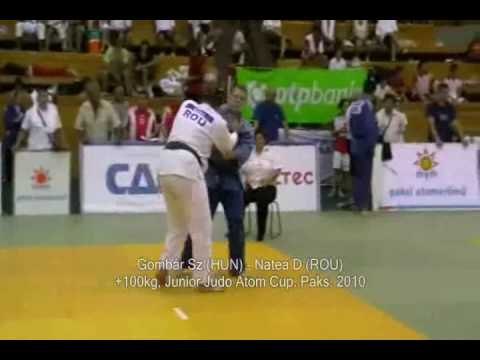 Judo 2010 Paks +100kg Gombár Sz (HUN) - Natea D (ROU)