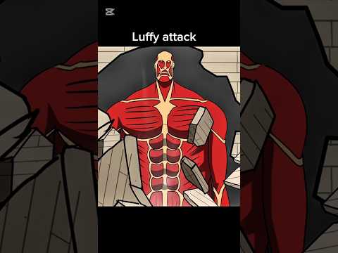 If Saitama, Goku and Luffy vs attack on Titan [Luffy use 0.00% attack] #animation #edit #anime