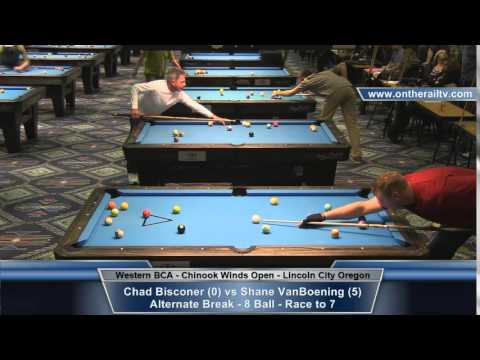Shane VanBoening vs Chad Bisconer - CWO Open 8 Ball