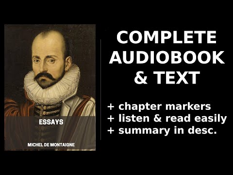 Essays (1/5) 🥇 By Michel de Montaigne. FULL Audiobook