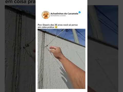 Esse varal vai MUDAR a sua vida 😂 #achados