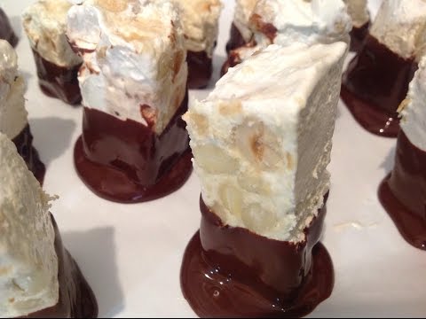 Torrone morbido ricoperto di cioccolato